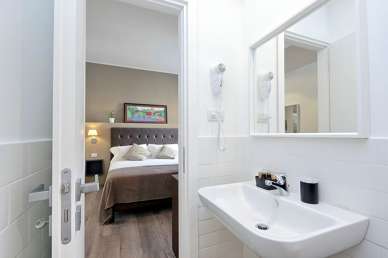 Bagno camera Deluxe Victory Rooms Rome